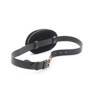 Gucci Waist Marmont Bag Black Leather GG